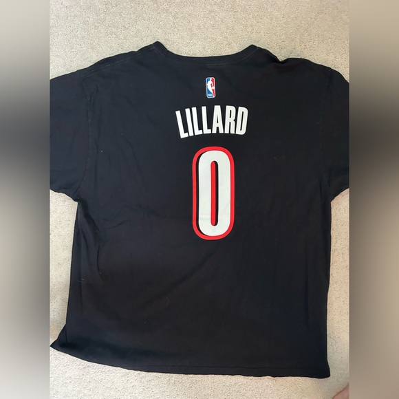 Adidas Portland Trail Blazers Damian Lillard T-Shirt Size XXL - Picture 3 of 3